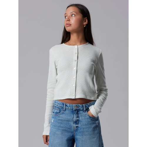 LMTD Cardigan Seher Ice Water White