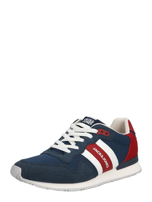 JACK & JONES Sneaker low 'JFWStellar'  mørkeblå / carminrød / hvid