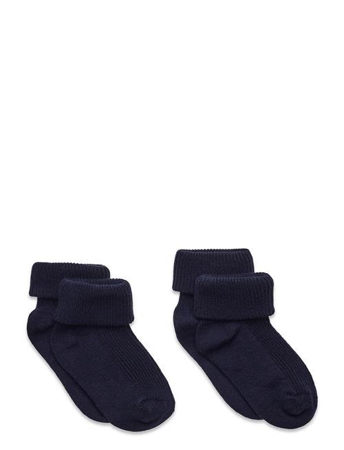 Minymo | Baby Rib Sock W. Fold (2-Pack) | 15-18