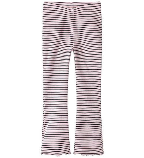 Name It Leggings - Rib - Bootcut - NmfDilla - Fairy Tale