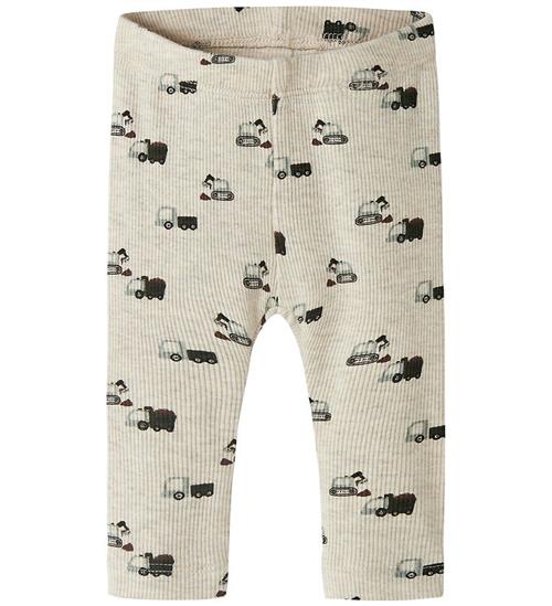 Name It Leggings - Rib - NbmKontor - Peyote Melange