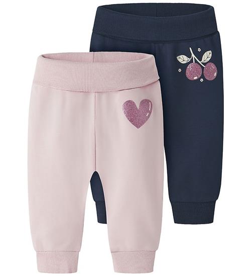 Name It Sweatpants - NbfVrillie - 2-pak - Navy Blazer/Lotus