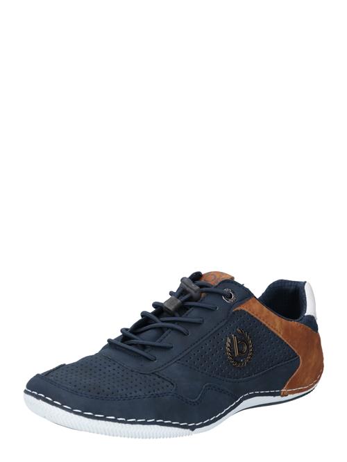 bugatti Sneaker low  beige / natblå / brun