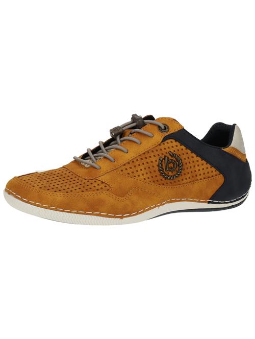 bugatti Sneaker low  natblå / safran / lysegrå