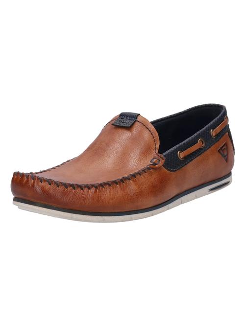 bugatti Mokassin  navy / cognac