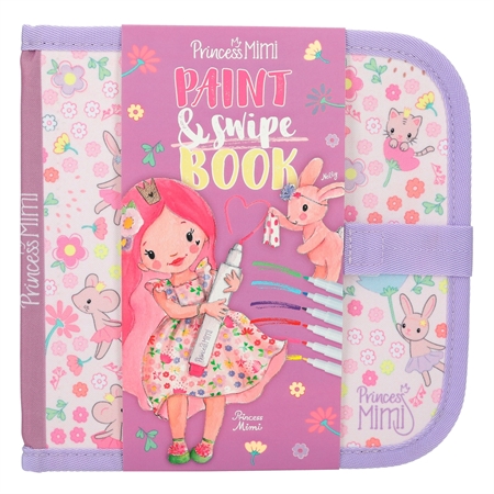 PRINCESS MIMI Krea Mal Og Visk Bog