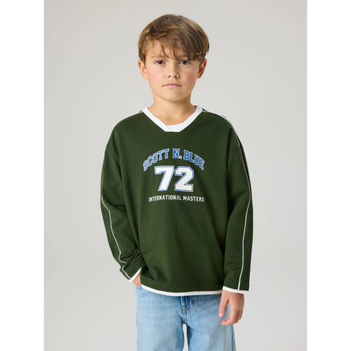 NAME IT Bluse Fred Kombu Green