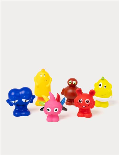 Teddykompaniet Babblarna Plastfigurer, 6 Stk.  Multi-OS  Gul  One Size From Newborn Drenge, Piger