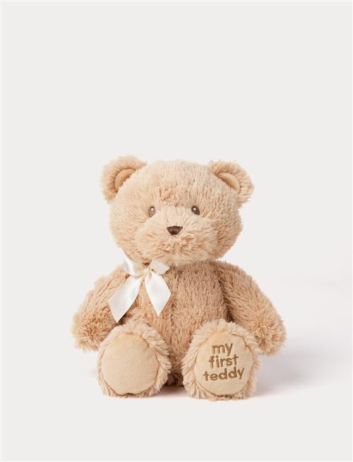 Teddykompaniet Min Første Bamse Brown  Brown-OS  Brun  One Size From Newborn Drenge, Piger