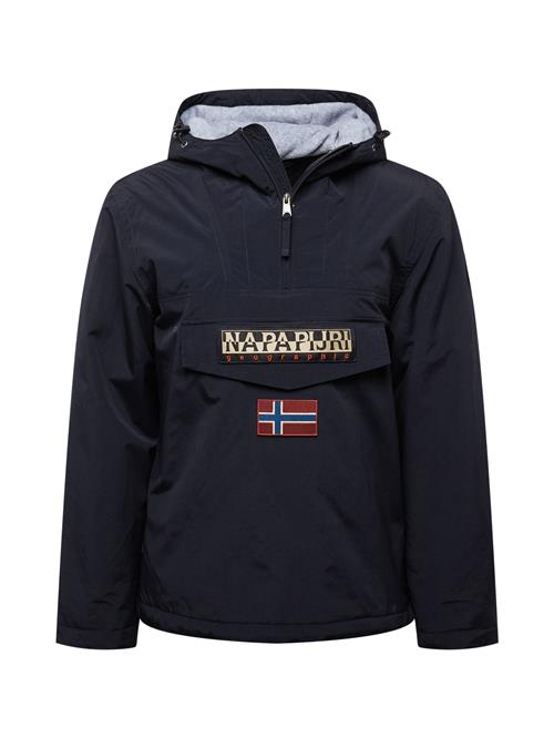 NAPAPIJRI Funktionsjakke 'Rainforest'  blå / guld / mørkerød / sort