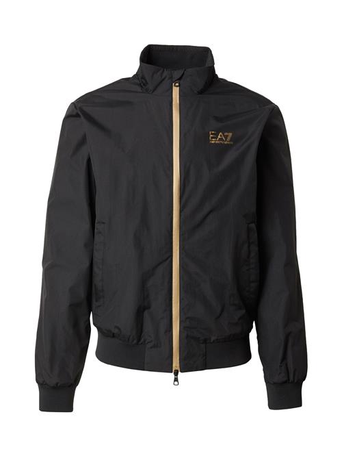 EA7 Emporio Armani Overgangsjakke 'Core Identity'  guld / sort