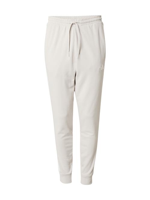 ADIDAS SPORTSWEAR Sportsbukser 'Essential'  lysegrå / hvid