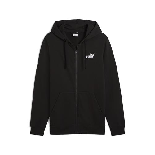 PUMA Sportssweatjakke 'Essentials No. 1'  sort / hvid