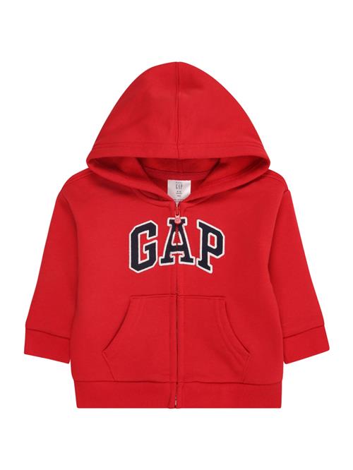 GAP Sweatjakke  navy / knaldrød / hvid