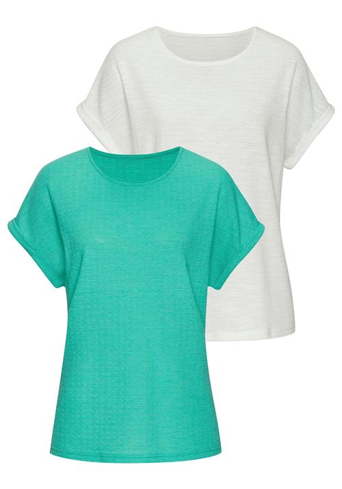 VIVANCE Shirts  turkis / hvid