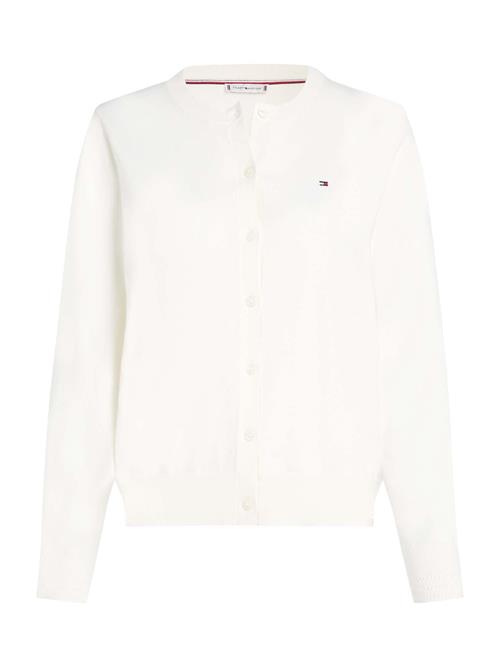TOMMY HILFIGER Cardigan 'Fine'  hvid