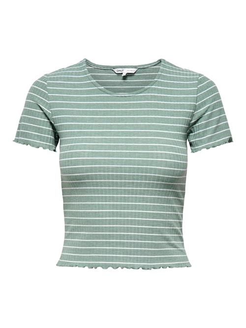 ONLY Shirts 'ONLEmma'  pastelgrøn / hvid