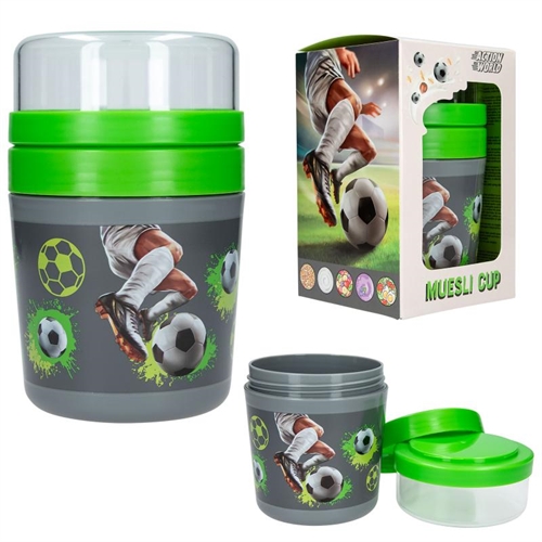 ACTION WORLD Müsli Kop Fodbold