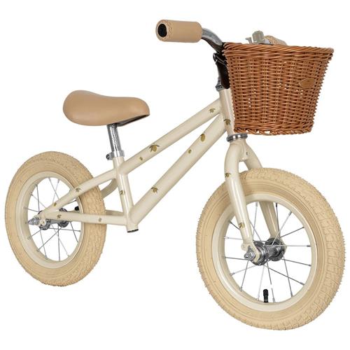 Konges Sløjd Aiko 12" Balancecykel Med Citronprint Beige 3-6 Y      Drenge, Piger