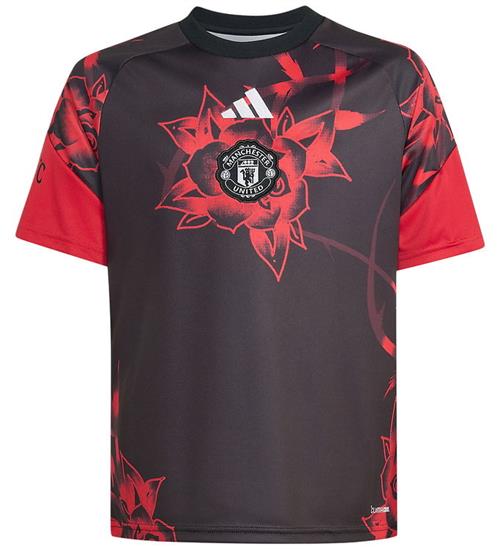 adidas Performance Fodboldtrøje - MUFC Preshi - Mufred/Black