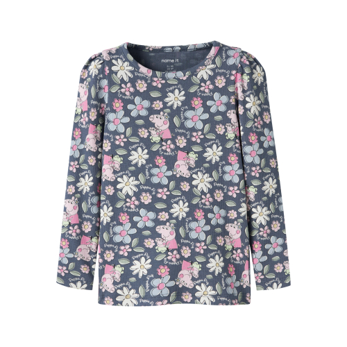 NAME IT Bluse Jundi Gurli Gris Vintage Indigo