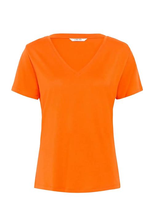 Cream | Crnaia Deep V-Neck T-Shirt | M
