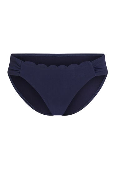 Hunkemöller Rio Bikinitrusse Scallop Blå