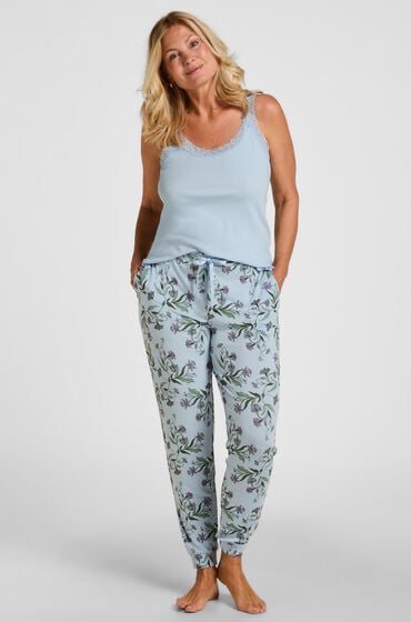 Hunkemöller Pyjamasbukser Jersey Blå