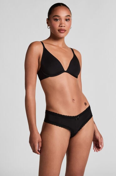 Hunkemöller V-formet brasiliansk trusse London Sort
