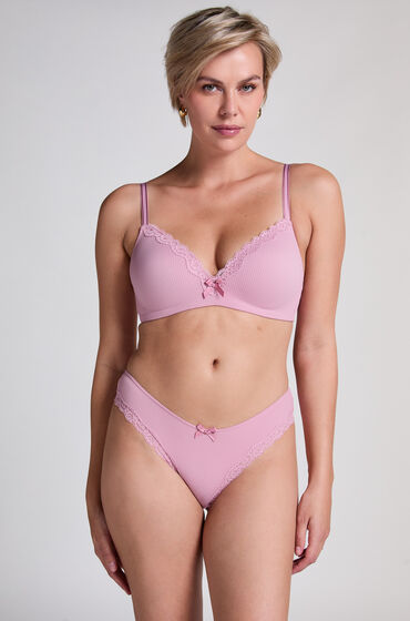 Hunkemöller Brasiliansk trusse Lola Lyserød