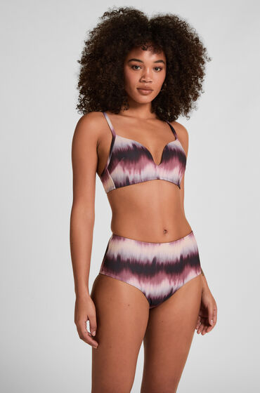 Hunkemöller Højtaljet Bikinibund Mauritius Lilla