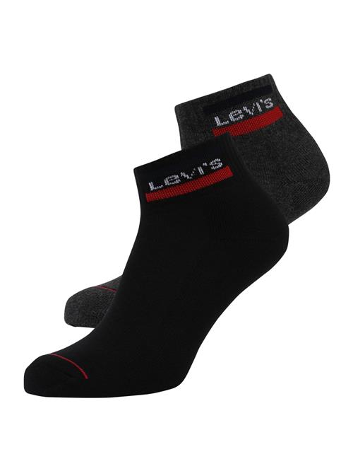 LEVI'S ® Sokker  grå / rød / sort / hvid