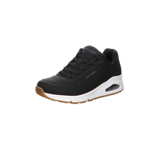 SKECHERS Snøresko 'UNO - STAND ON AIR'  sort