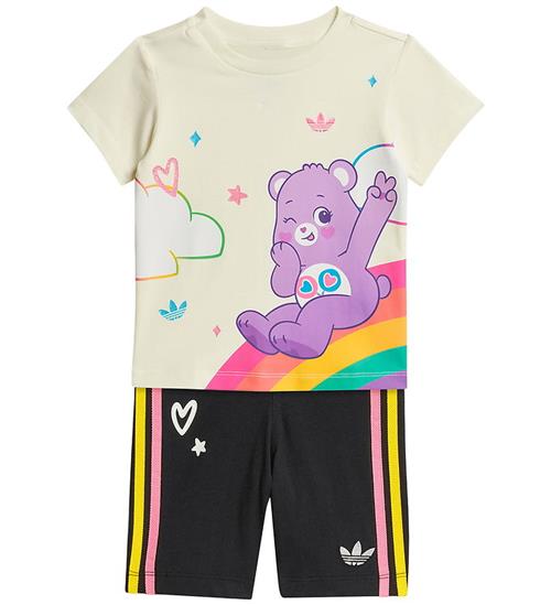 adidas Originals Shortssæt - Off White/Sort m. Care Bears
