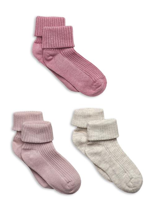 Minymo | Baby 2X2 Rib Sock (3-Pack) | 15-18