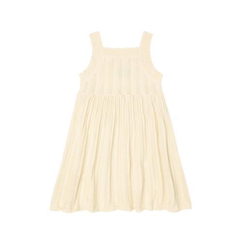 FUB Sommerkjole Med Korte Ærmer Ecru  Ecru-90 cm  Creme  90 cm  Piger