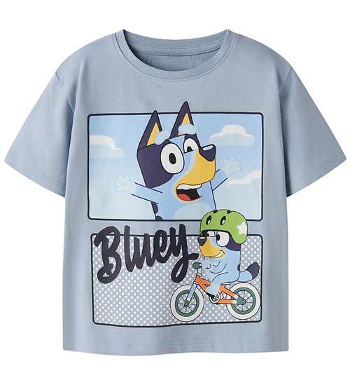 Name It T-shirt - Bluey - NmmMalih - Blue Fog