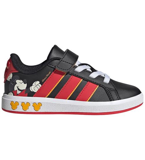adidas Performance Sko - Grand Court Mickey - Cblack/Purrub/Crey