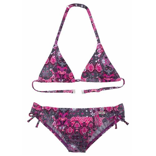 BUFFALO Bikini  antracit / pink / sort
