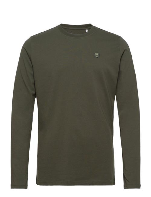 Knowledge Cotton Apparel | Viggo Badge Long Sleeve - Regenerat | XL