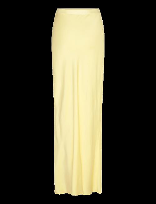 Ahlvar Gallery | Hana Long Logo Satin Skirt | L