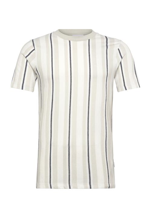 Lindbergh | Towel Striped O-Neck Tee S/S | XXL