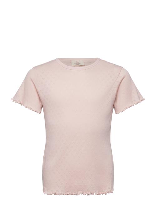 Copenhagen Colors | Pointelle Heart T-Shirt | 110