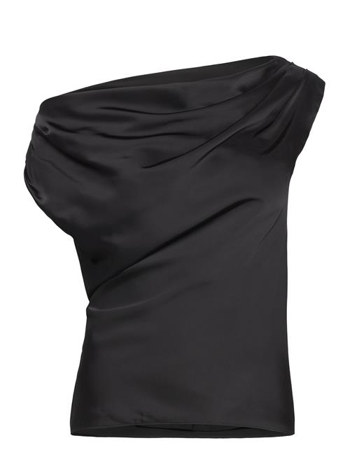 Lauren Ralph Lauren | Satin Charmeuse Off-The-Shoulder Blouse | L