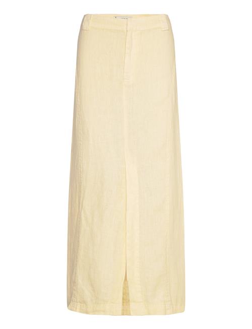 Mango | Linen Skirt With Slit | 40
