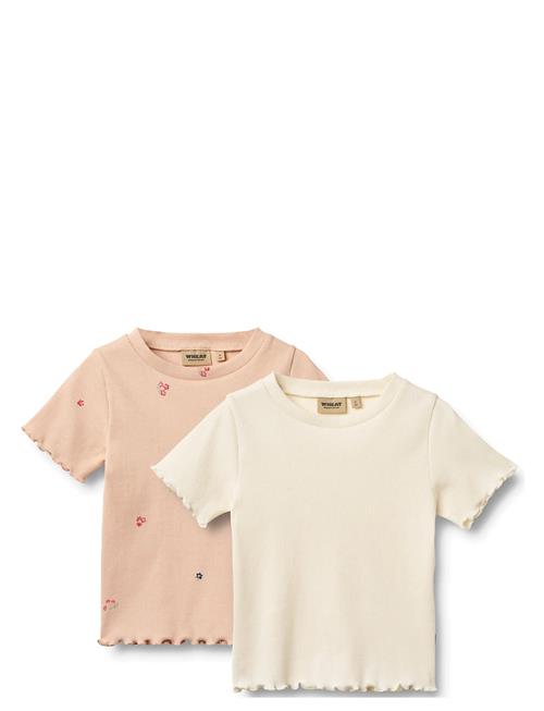 Wheat | 2 Rib T-Shirt S/S Alicia | 110