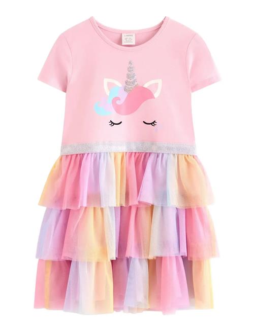 Lindex | Short-Sleeved Flounce Dress | 104