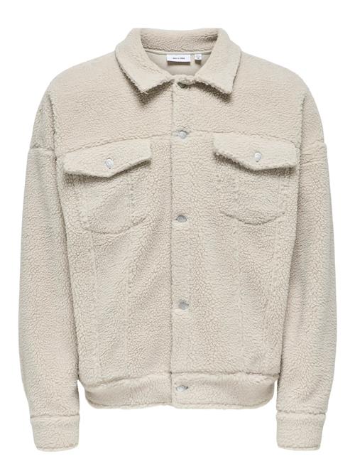 ONLY & SONS | Onsdeacon Rlx Sherpa Overshirt Sweat Vd | XXL