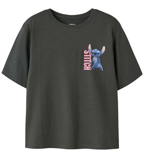 Name It T-shirt - NkfJynin Stitch - Black Oyster