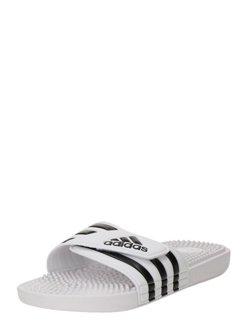 ADIDAS SPORTSWEAR Pantoletter 'Adissage'  sort / hvid